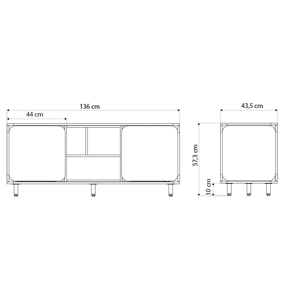Rack para Sala Elements Appennini Low